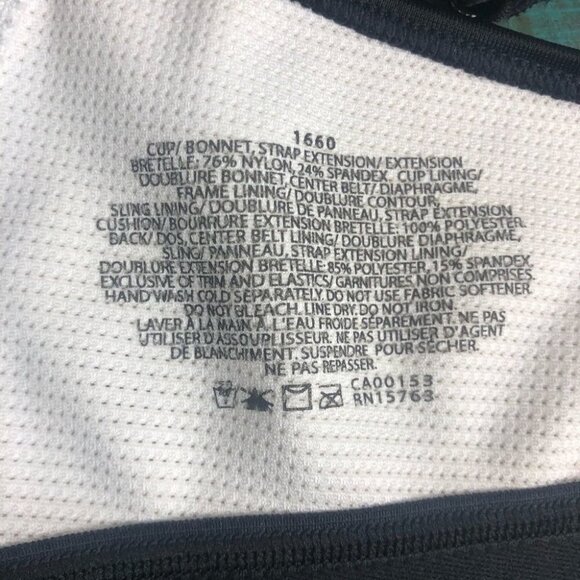 Champion White Sports Bra Size 38D - Picture 7 of 9